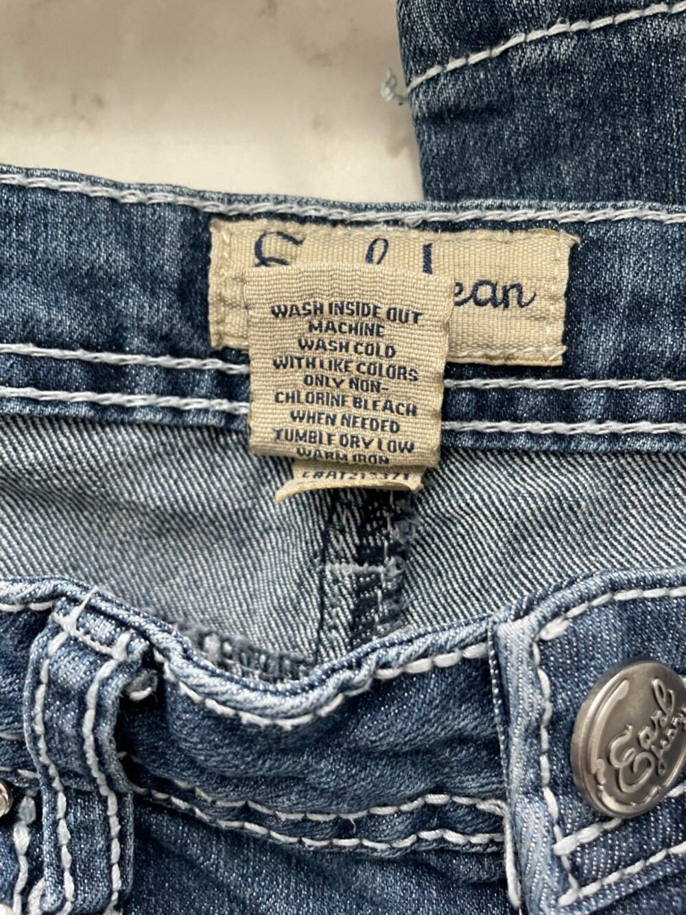Earl Jeans 4P Embellished Pocket Denim - Picture 8 of 8